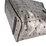 MCM Monogram Visetos Metallic Liz Reversible Shopper Shoulder Bag