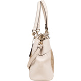 Coach Monogram Signature Canvas Prairie Satchel Handbag