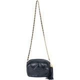 Chanel Quilted Lambskin Tassel Camera Crossbody Bag