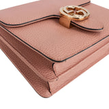 Gucci Grained Leather Interlocking GG Shoulder Crossbody Bag
