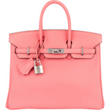 Hermès Swift Rose Azalee Birkin 25 Handbag