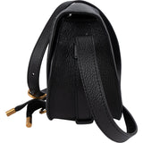 Chloé Grained Calfskin Marcie Saddle Crossbody Bag