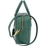 Prada Green Saffiano Leather Small Rectangular Coffer Handbag