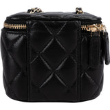 Chanel Quilted Lambskin Mini Vanity Case Crossbody Bag