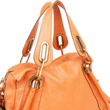 Chloé Grained Leather Paraty Handbag