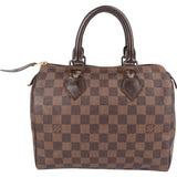 Louis Vuitton Monogram Damier Ebene Canvas Speedy 25 Handbag