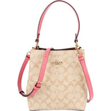 Coach Monogram Signature  Small Town Bucket Handbag