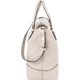 Gucci Grey Microguccissima Leather Bree Top Handle Handbag