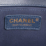 Chanel Quilted Caviar Leather Medium Boy Single Flap Crossbody Bag