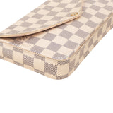 Louis Vuitton Monogram Damier Azur Canvas Pochette Felicie Crossbody Bag