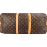 Louis Vuitton Monogram Canvas Keepall 50 Bandoulière Travel Bag