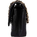 Chanel Quilted Caviar Leather Jumbo Double Flap Crossbody Bag