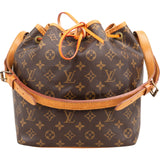 Louis Vuitton Monogram Canvas Sac Noé Petit Shoulder Bag