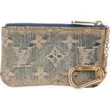 Louis Vuitton Monogram Denim Pochette Cles Key Pouch