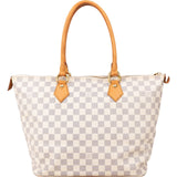 Louis Vuitton Monogram Damier Azur Canvas Saleya MM Shoulder Bag
