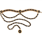Chanel Gold Tone Belly Chain