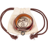 Hermès Red Leather Kelly Double Tour Bracelet