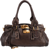 Chloé Pebbled Leather Paddington Handbag