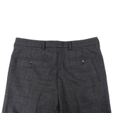 Prada Grey Wool Plaid Pants Trousers (IT52)