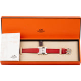 Hermès Silver Tone Heure H Women Watch HH1.210