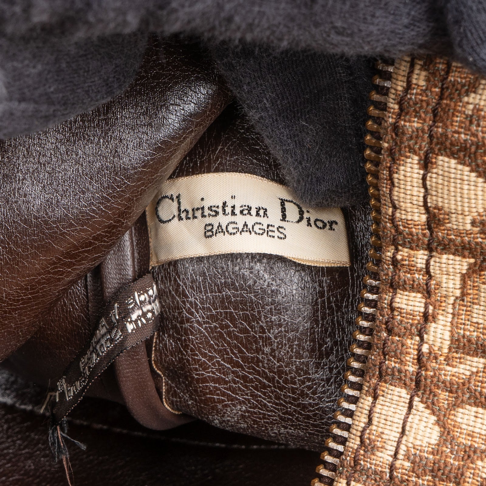 Christian Dior Trotter Monogram Boston 40 Handbag - vintageandkickz