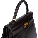 Hermès Box Calf Leather Kelly 32 Handbag