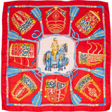 Hermès Les Muserolles Silk 90 Scarf Tuch