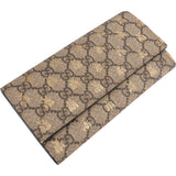 Gucci Monogram GG Supreme Bee Print Continental Wallet