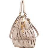 Prada Beige Tessuto Gaufre Tote Handbag