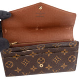Louis Vuitton Monogram Canvas Sarah Wallet - vintageandkickz
