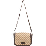 Gucci Monogram GG Canvas Messenger Crossbody Bag