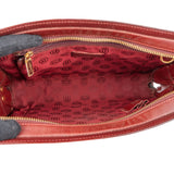 Cartier Bordeaux Leather Clutch