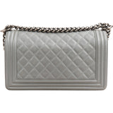 Chanel Quilted Lambskin Medium Boy Single Flap Crossbody Bag