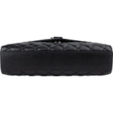Saint Laurent Grain de Poudre Leather Medium Envelope Crossbody Bag