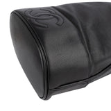 Chanel Caviar Leather CC Drawstring Bucket Crossbody Bag