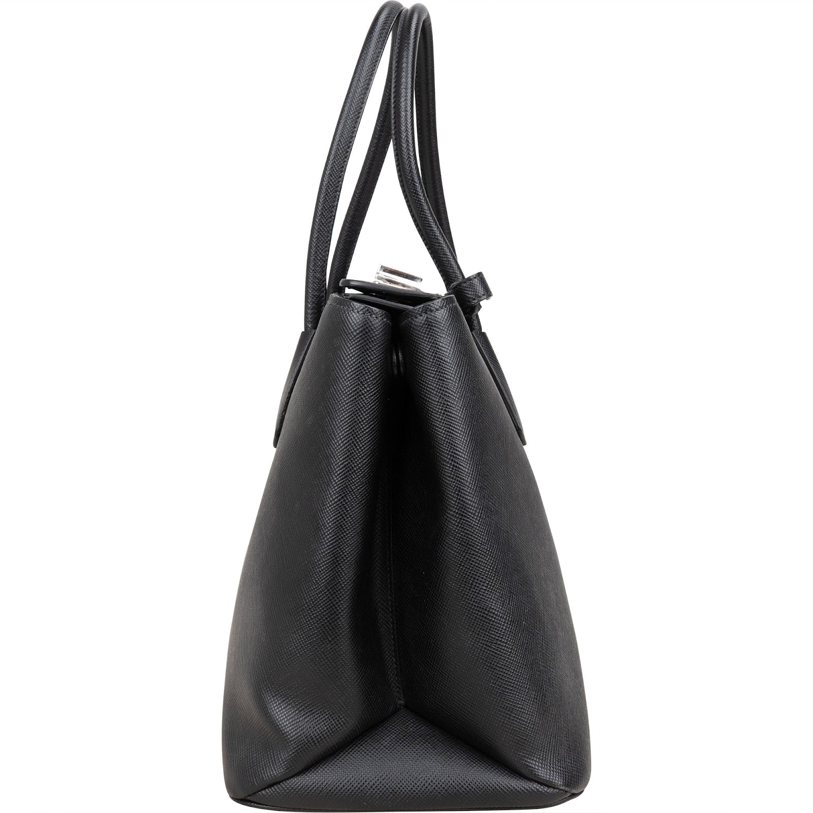 B04 Prada Black Saffiano Leather Lux Galleria Handbag xx - vintageandkickz