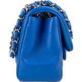 Chanel Quilted Lambskin Mini Single Flap Crossbody Bag