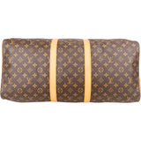 Louis Vuitton Monogram Canvas Keepall 55 Bandoulière Travel Bag