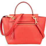 Celine Red Grained Calfskin Nano Belt Handbag