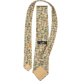 Hermès Tree Print Silk Tie Krawatte
