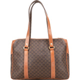 Celine Macadam Canvas Tote Shoulder Bag