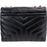 Saint Laurent Quilted Calfskin Small Loulou Crossbody Bag