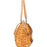 MCM Monogram Visetos Satchel Tote Shoulder Bag
