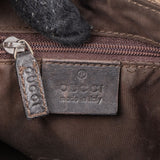 Gucci Monogram GG Bamboo Handle Shoulder Bag