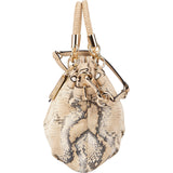 Coach Python Embossed Madison Lindsey Satchel Shoulder Bag