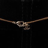 Chanel Pearl CC Emblem Necklace