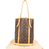Louis Vuitton Monogram Canvas Bucket GM Shoulder Bag - vintageandkickz