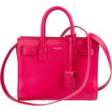 Saint Laurent Pink Leather Sac De Jour Handbag