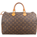 Louis Vuitton Monogram Canvas Speedy 35 Handbag