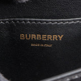 Burberry Black Leather TB Belt Handbag
